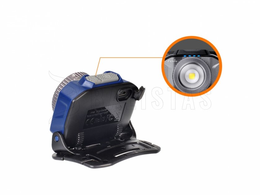 Fenix HL40R LED headlamp grey