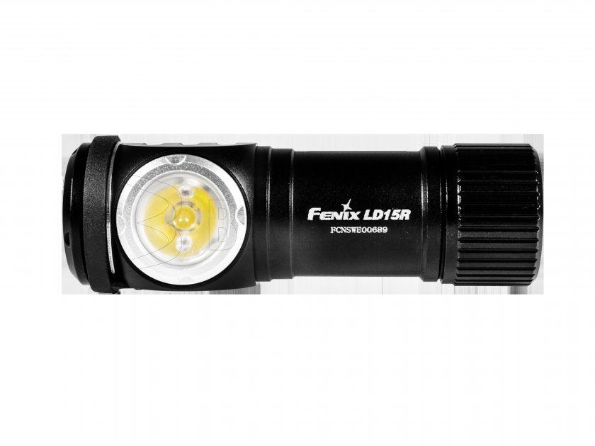 Fenix LD15R angled flashlight