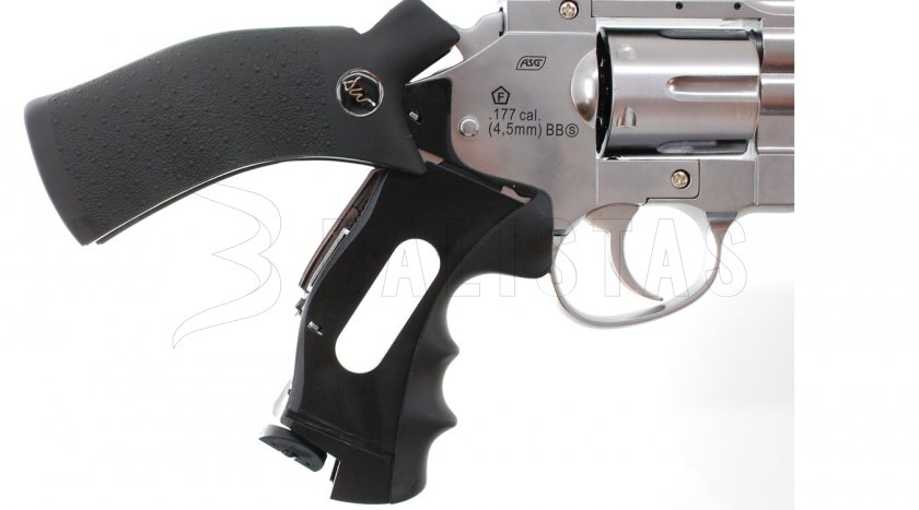 ASG Dan Wesson Pellet revolver  6" Silver