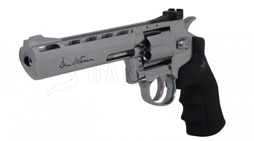 ASG Dan Wesson Pellet revolver  6" Silver
