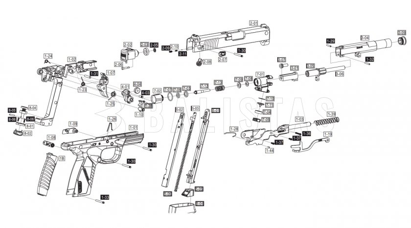 ASG Bersa BP9CC Blow Back