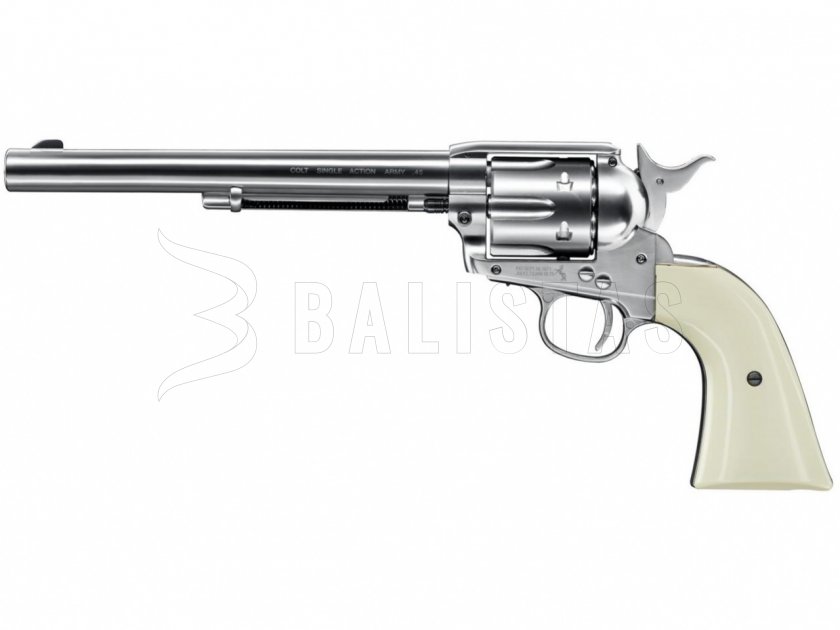 Air revolver Umarex Colt SAA 45 7.5" nickel diabolo 4.5mm