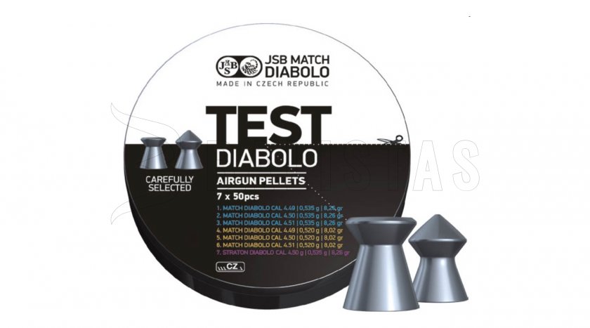 JSB Match Test for Rifle 4,5mm
