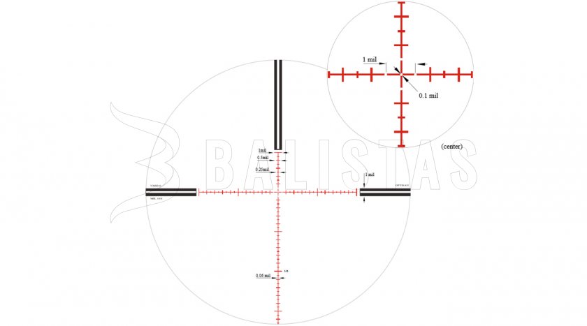 Riflescope Optisan EVE 4-16x44Pi (MIL-NMH10X)