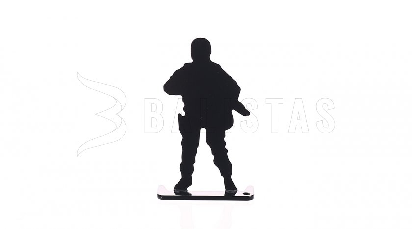 Venox Silhouette Metal Targets - 6 Soldiers