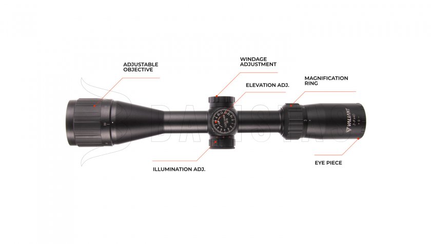 Rifle Scope Valiant Themys 3-9x40 AO SIR 20x 1/2Mil-dot