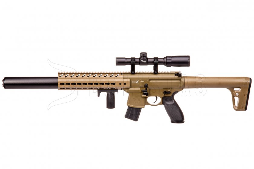 Sig Sauer MCX FDE 4,5mm with Riflescope