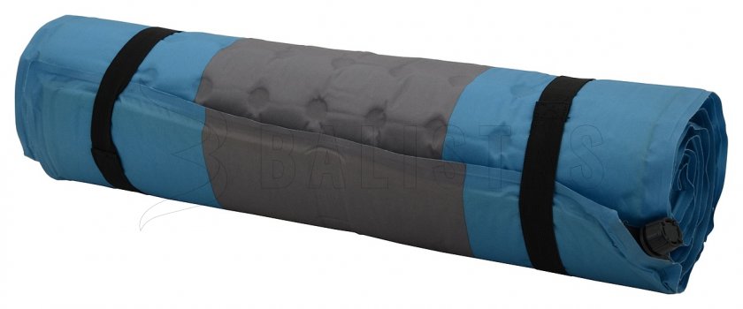 Self-inflating mattress Cattara 5cm blue-grey