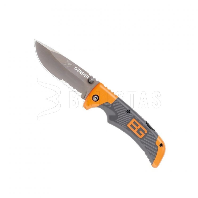 Knife Gerber Bear Grylls Scout, combination blade