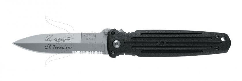 Closing knife Gerber Applegate, combo. Blade