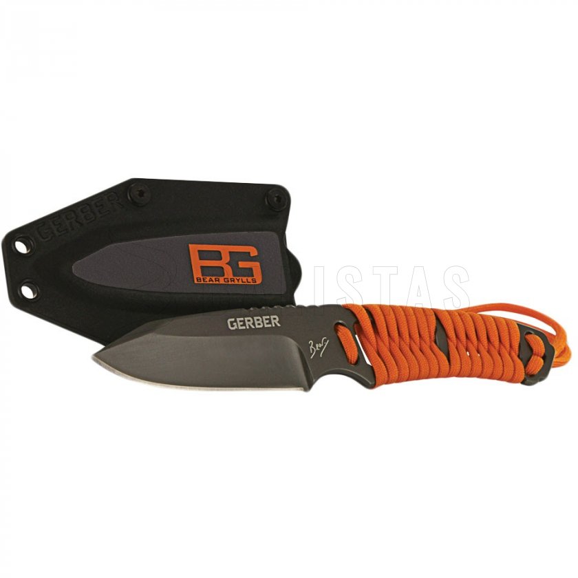 Gerber Bear Grylls Paracord knife, smooth blade