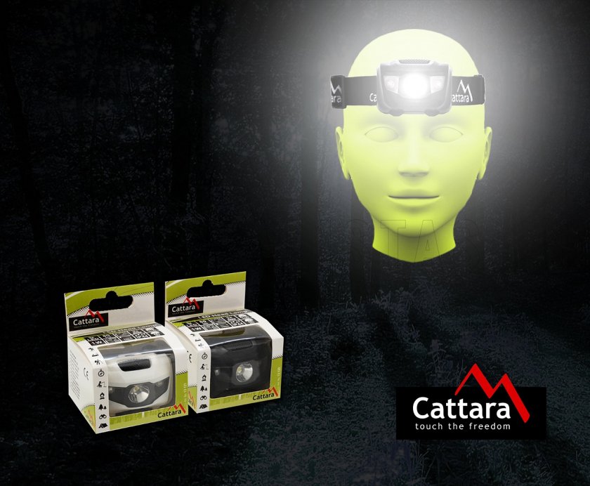 Headlamp LED 80 lm black
