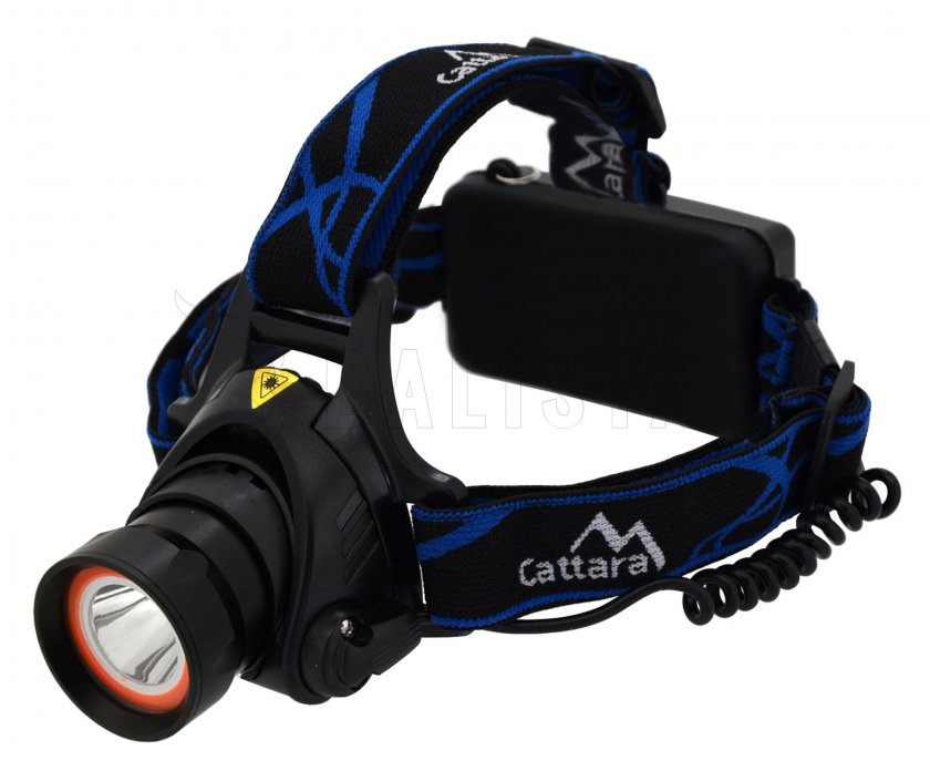 LED headlamp 400 lm (1x XM-L+15x SMD)