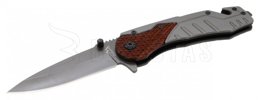 Knife Wood with safety lock 21 cm