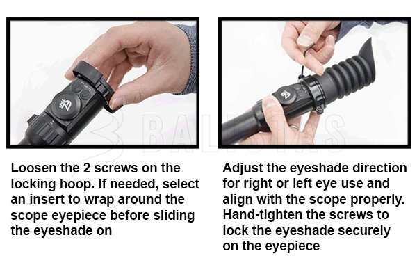 Rubber eyepiece protector Leapers SCP-ES403