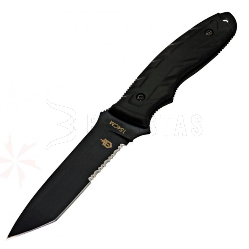 Fighting knife Gerber CFB, Tanto, black