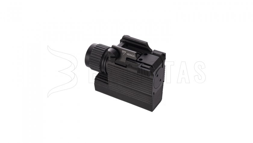 Venox Flash green laser sight with LED flashlight