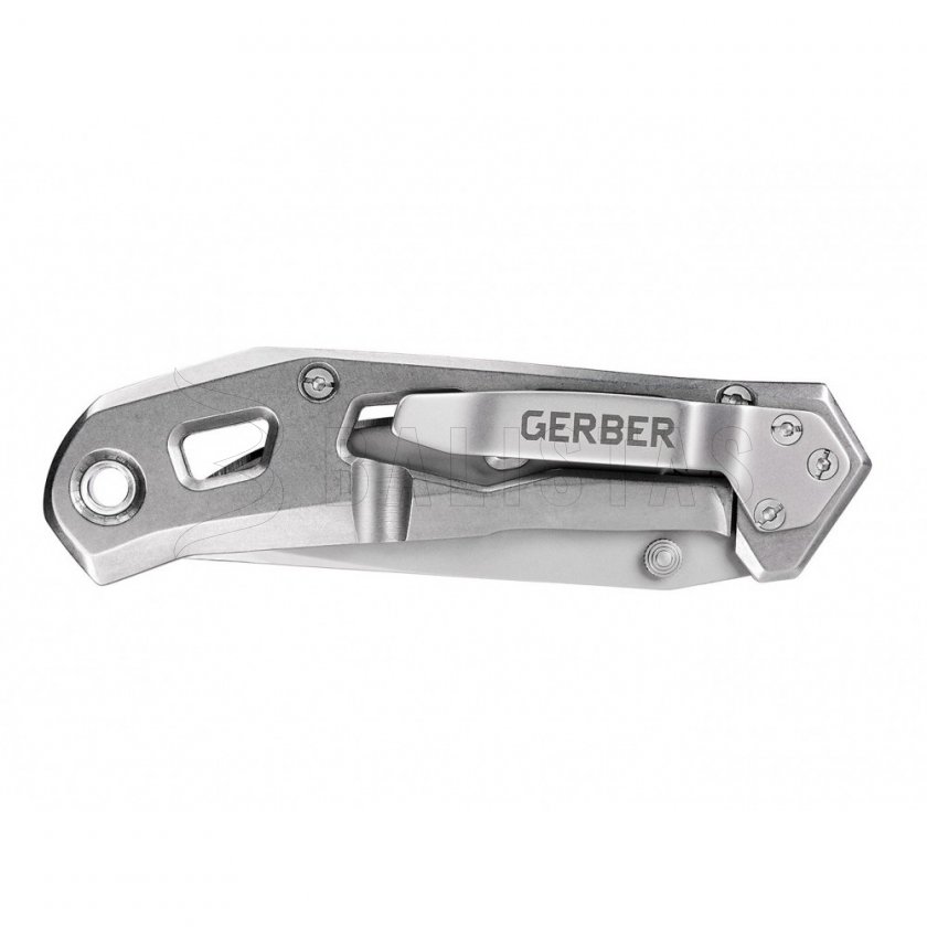 Gerber Airlift Knife Silver + Barbill Wallet Silver