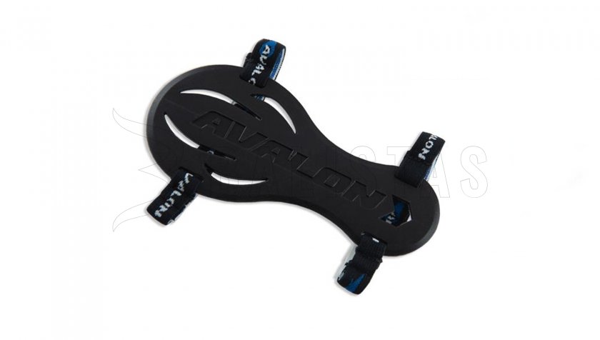 Avalon Rubber Armguard with Magnetic Clips Black