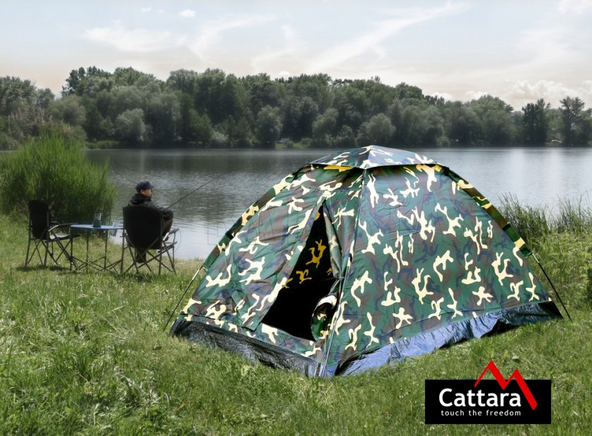 Cattara Army tent for 2 persons camo