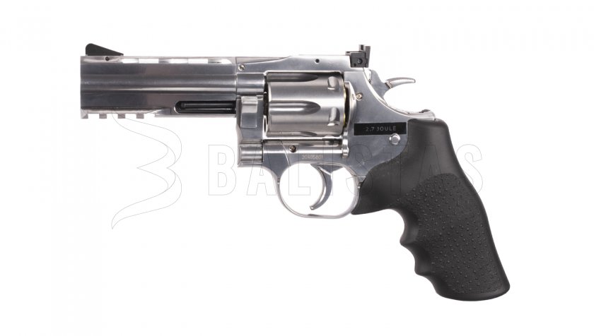 Air revolver ASG Dan Wesson 715 4" silver pellets
