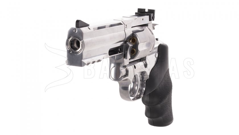 Air revolver ASG Dan Wesson 715 4" silver pellets