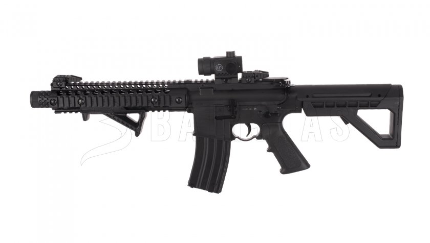 Crosman DPMS SBR Full Auto 4,5mm with Red Dot Sight
