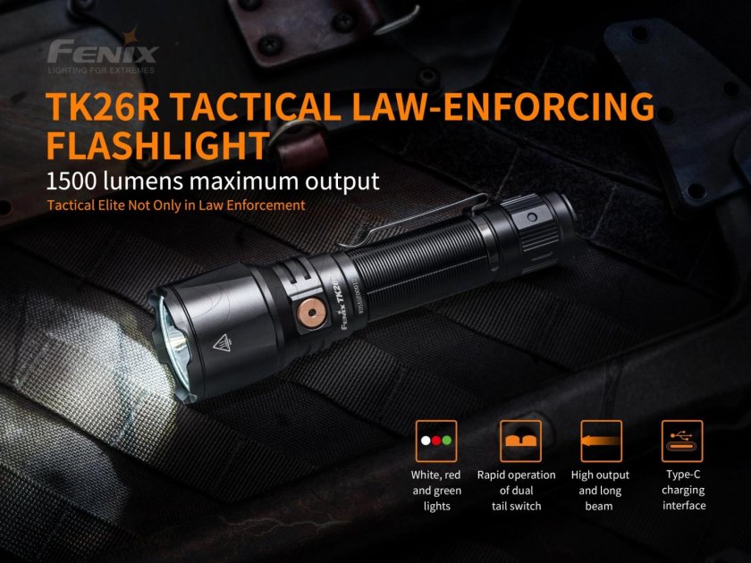 Tactical flashlight Fenix TK26R