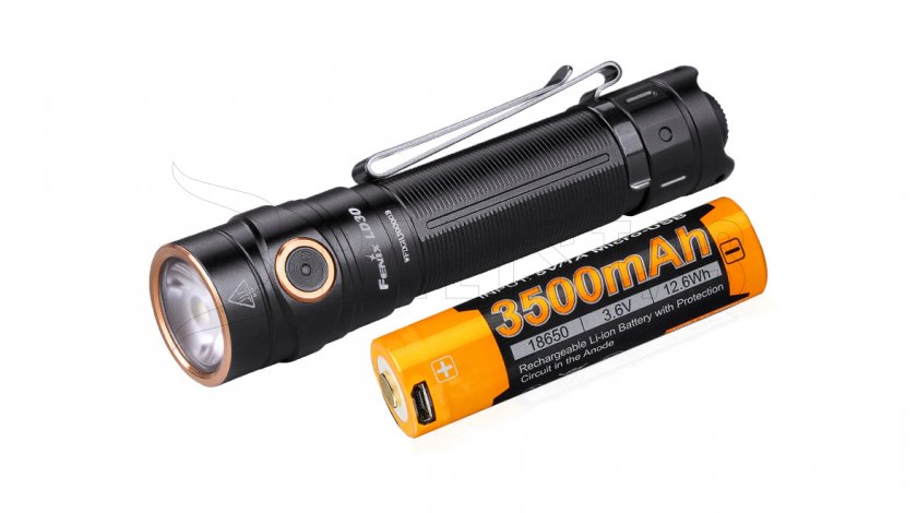 Flashlight Fenix LD30 + USB accumulator 3500 mAh