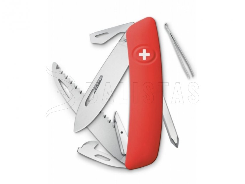 Swiss Pocket Knife Swiza D06 red