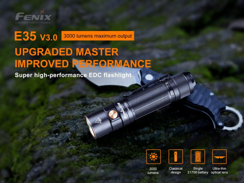 Flashlight Fenix E35 V3.0