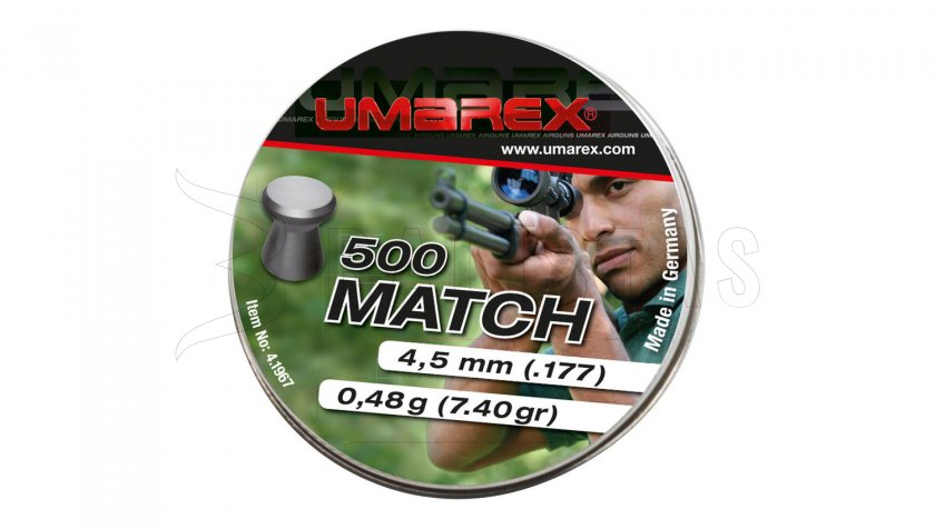 Pellets Umarex Match Pro 4.5mm 500pcs