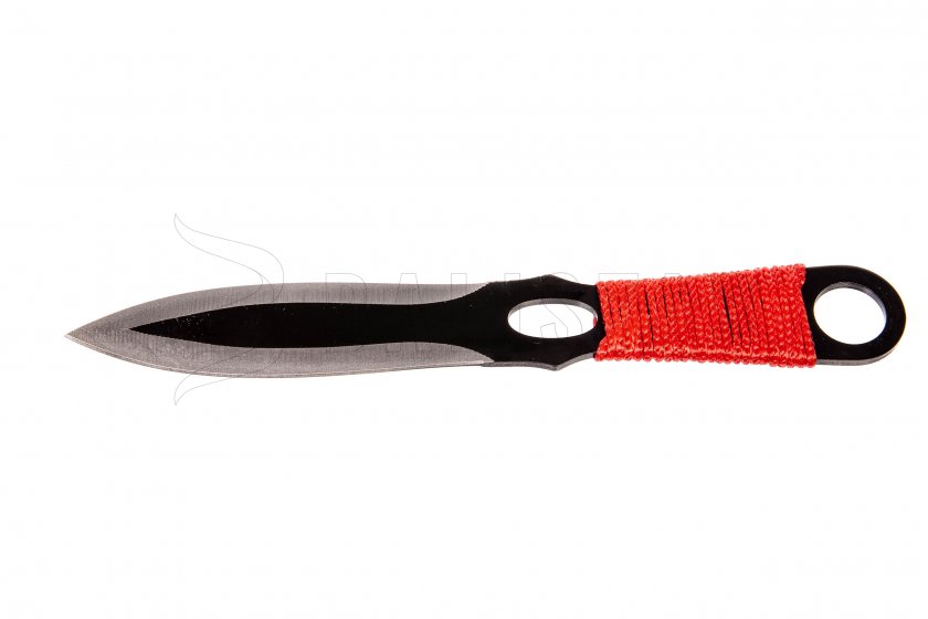 Set of throwing knives Kandar red paracord (82)
