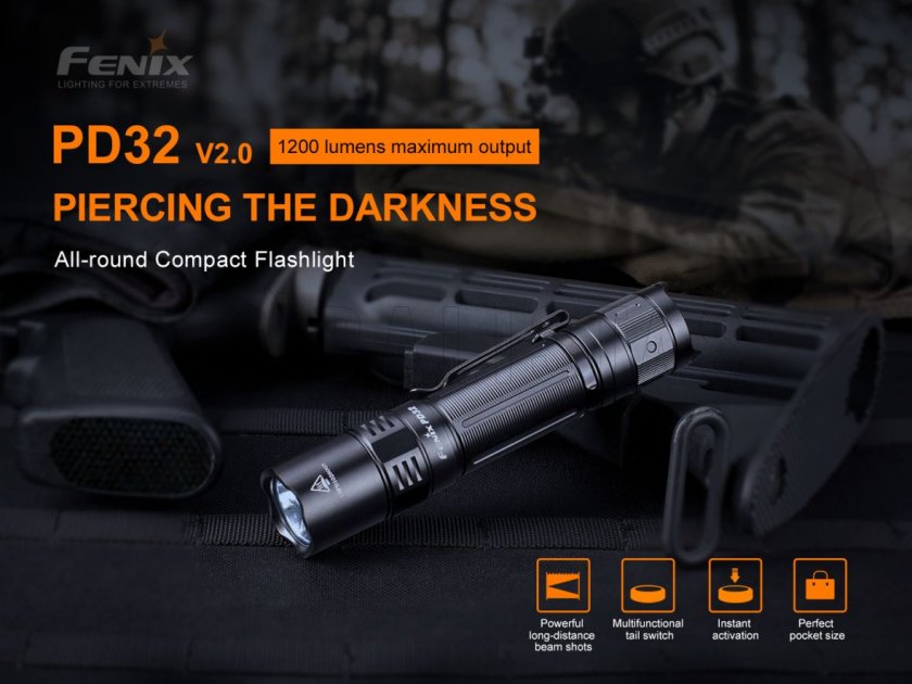 Flashlight Fenix PD32 V2.0 2