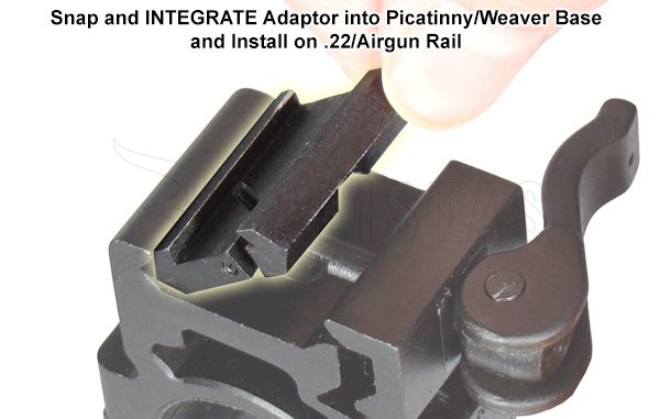 Leapers 11mm to 22mm mount rail adapter