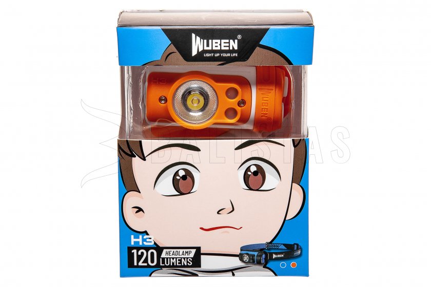 Headlamp Wuben H3 orange