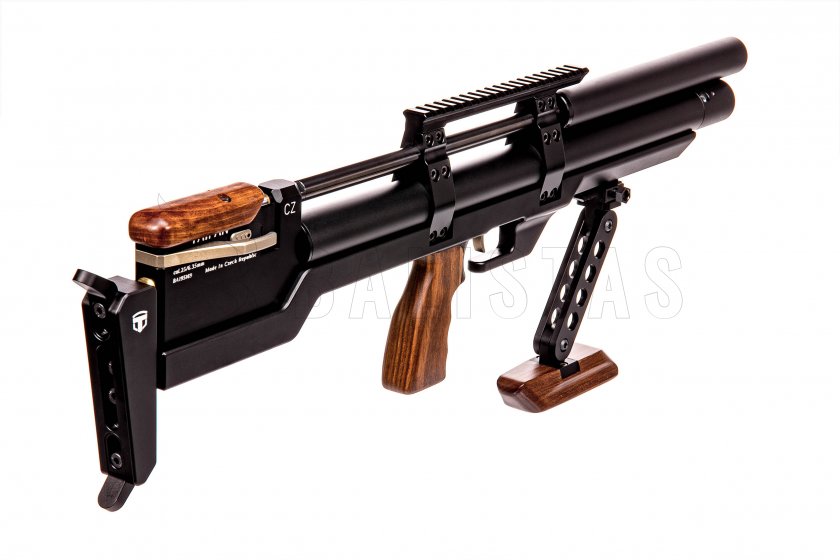 Taipan Veteran Tactical Stock With Cheekpiece, Short Foregrip And Adjust. Foregrip