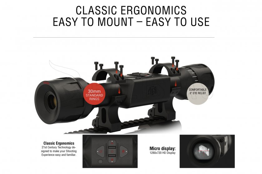 ATN Mars LT 4-8x, 320x240 Thermal Scope