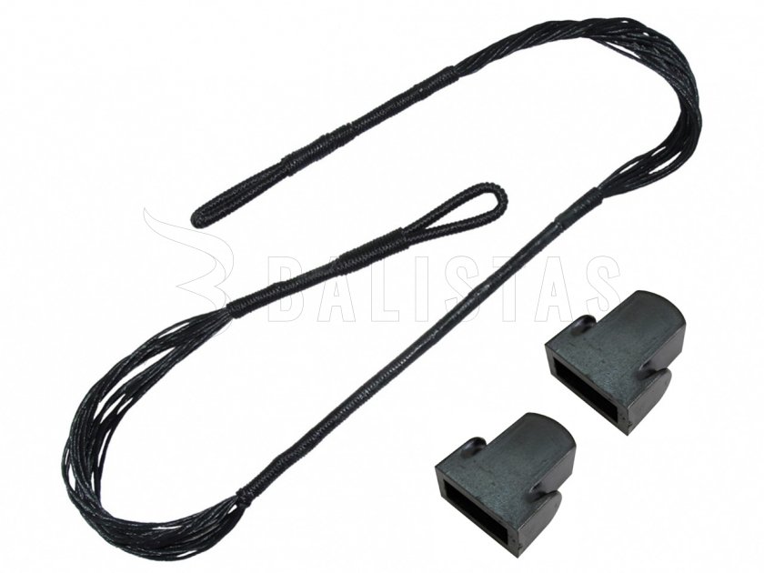 String for 80lb pistol crossbows with end caps