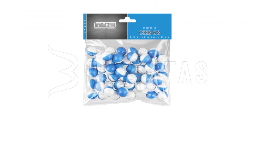 Umarex T4E Sport CKB 68 Chalkballs white 50 pcs