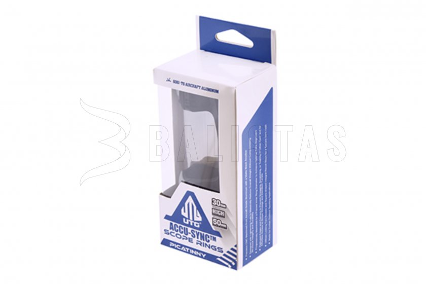 UTG Accu-Sync One-Piece 30mm/22mm High Mount
