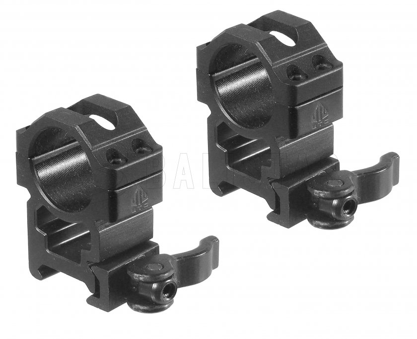 UTG Max Strength QD Lock 25,4mm/22mm High Mount