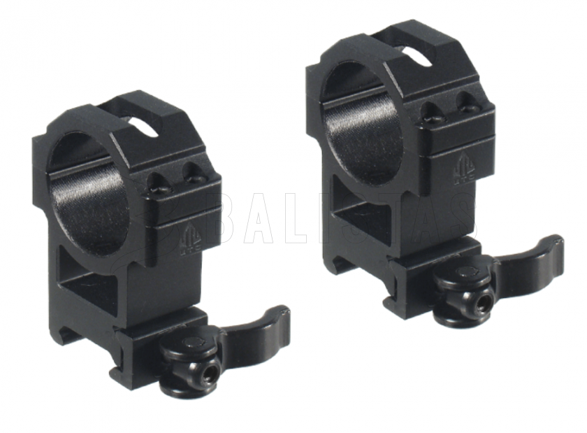 Mount UTG Max Strength QD Lock 30mm/22mm High