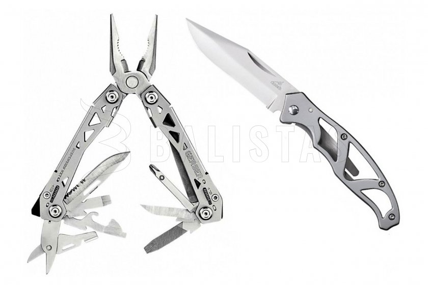 Set Gerber Suspension-NXT pliers + Mini Paraframe knife, Gift box