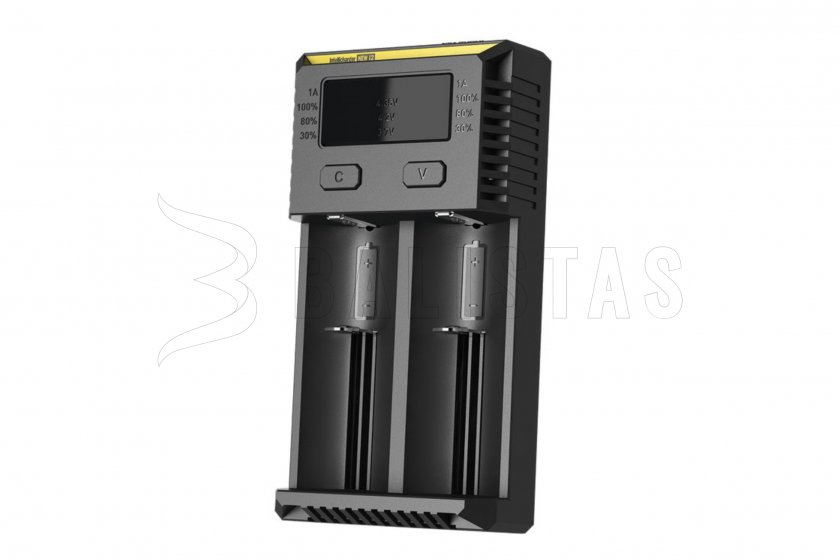 Smart battery charger NITECORE i2 NEW - 2 independent positions