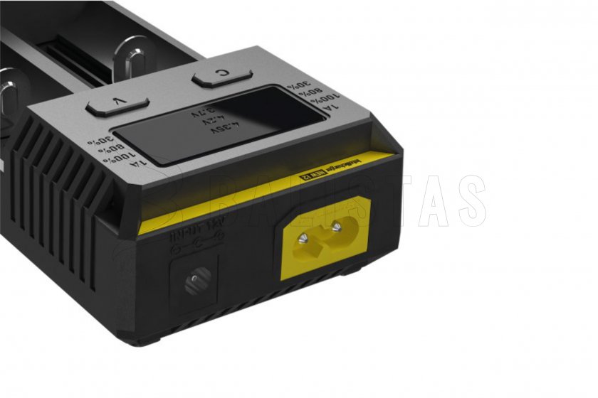 Smart battery charger NITECORE i2 NEW - 2 independent positions