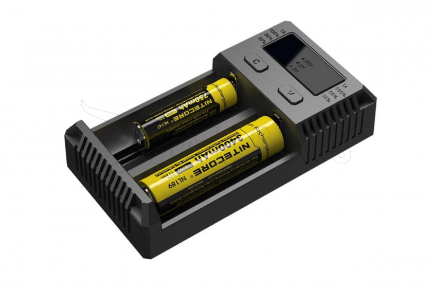 Smart battery charger NITECORE i2 NEW - 2 independent positions