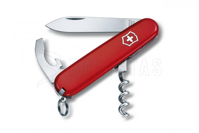 Multipurpose pocket knife Victorinox Waiter red
