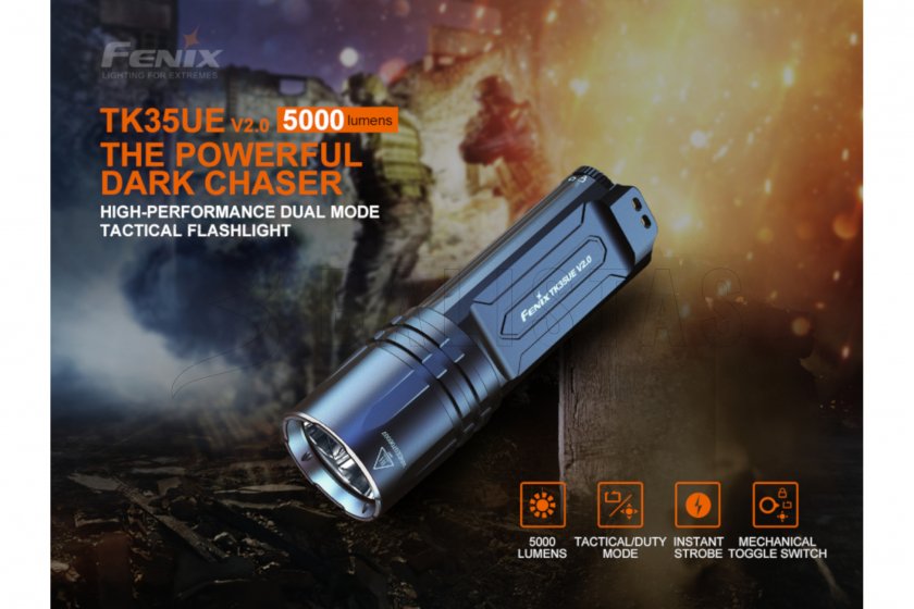 LED Flashlight Fenix TK35 UE V2.0
