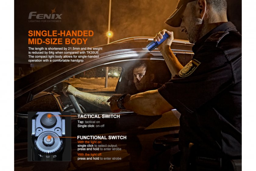 LED Flashlight Fenix TK35 UE V2.0